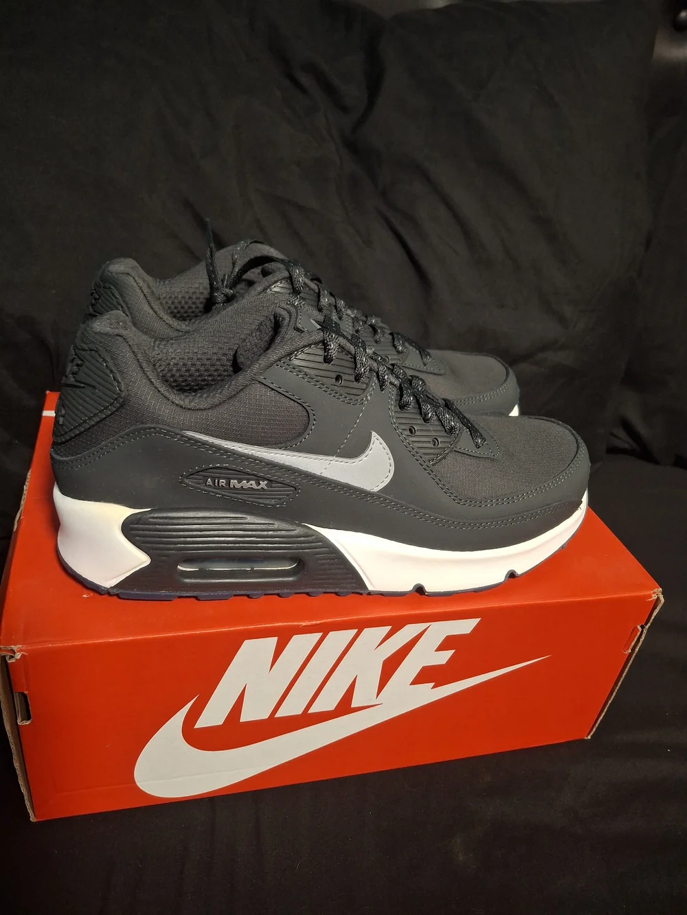 Nike Air Max Low Top Sneakers in Black and White